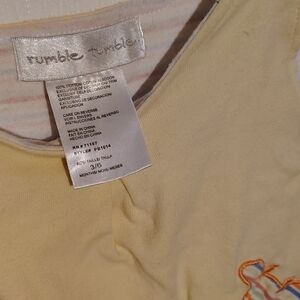 Yellow Kids Bodysuit